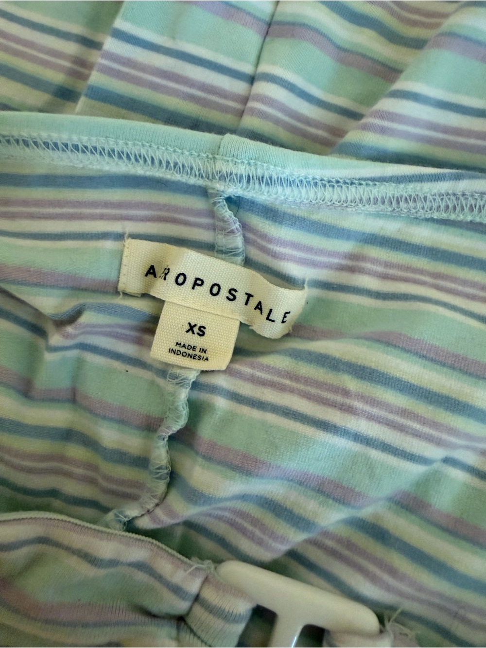 Aeropostale Blue & Lavender Striped Dress - XS